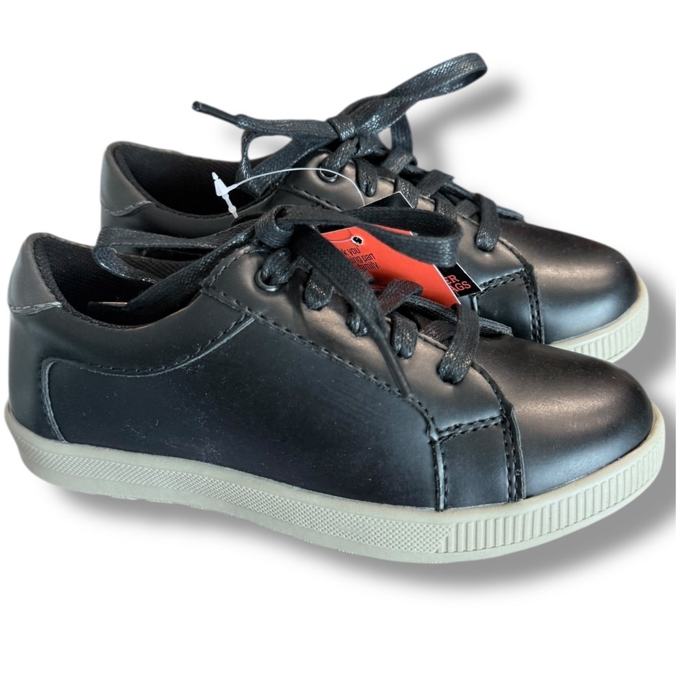 NIB Deer Stags Joshua Black Sneakers Shoes Kids Size 13M Lace Up